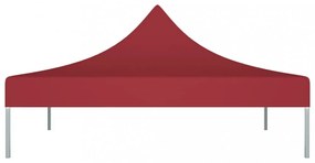 burgundi vörös tető partisátorhoz 3 x 3 m 270 g/m²