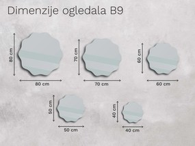 Base tükör B9 40x40