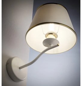 Jupiter 2086 - SAMBA fali lámpa 1xE27/15W/230V fehér/arany