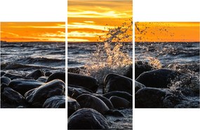 A tenger hullámai képe (90x60 cm)