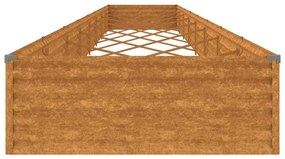 corten acél kerti magaságyás 770x100x36 cm