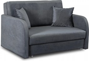 Kétszemélyes ágyazható fotel szürke színben VERO 2