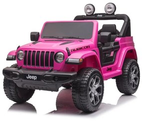 Gyermek elektromos autó Baby Mix Jeep Wrangler Rubicon rózsaszín