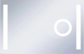 vidaXL LED-es fürdőszobai falitükör érintésérzékelővel 100 x 60 cm