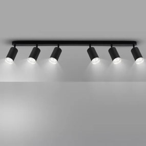 Brilagi - Fürdőszobai spotlámpa SELE 6xGU10/30W/230V IP44 fekete