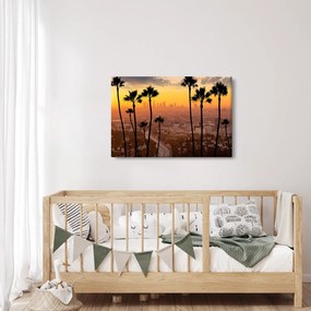 Kép - Los Angeles panorámája (90x60 cm)