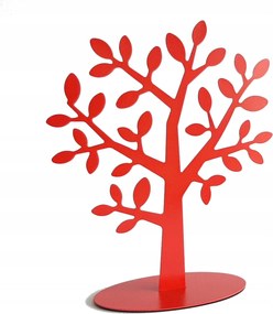 Képkeret fém családfa piros