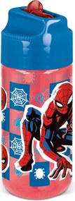 Pókember Midnight Flyer Hydro műanyag szívószálas kulacs 430 ml