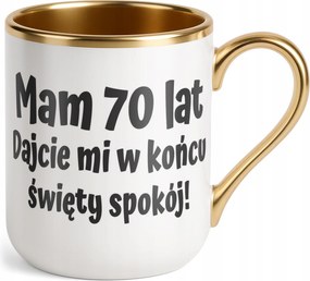 Prémium Arany Bögre 70 éves Születésnapra Ajándék