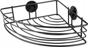 Awd Interior Fekete Fürdőszobai Zuhanypolc Akasztós Sarok Kosár