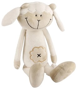 Leontine plüss bárány, 32 cm, krém
