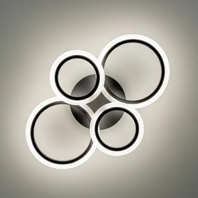 Brilagi - LED Dimmelhető felületre szerelhető csillár ORBITS LED/50W/230V 3000-6500K antracit + távirányító