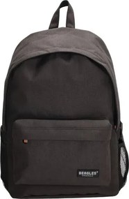 Fekete könnyű iskolai hátizsák „Kingdom”