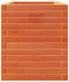 viaszbarna tömör fenyőfa kerti virágtartó 70 x 40 x 49,5 cm