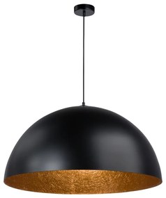 Sigma Csillár zsinóron SFERA 1xE27/60W/230V á. 35 cm fekete/réz SI0201