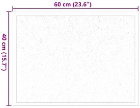 Ajtószőnyeg Bézs 60 x 40 x 1.2 cm Mackófleece