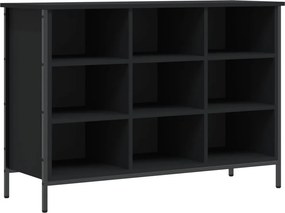 vidaXL fekete szerelt fa cipőszekrény 100 x 35 x 70 cm