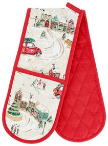 Pamut dupla edényfogó Christmas Town – Catherine Lansfield
