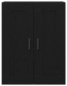 Highboard Fekete Tölgy 69.5x34x180 cm Mérnöki Fa