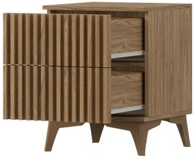 AKCIÓ Éjjeliszekrény ENTSIAN 40x40cm, artisan tölgy II. osztály