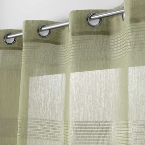 Khaki átlátszó függöny 140x280 cm Ajourela – douceur d'intérieur
