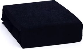 Frottír Lepedő Gumis, Sötétkék 90x200