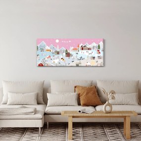 Kép - varázslatos tél (120x50 cm)