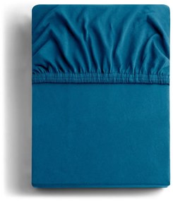 Petróleum színű gumis jersey lepedő 180x200 cm Amber – Restilo
