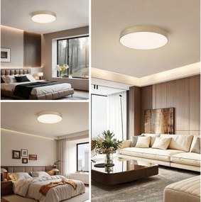Brilagi - LED mennyezeti lámpa POOL LED/60W/230V 3000/4000/6000K átm. 50 cm aranyszínű