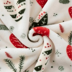 báránybunda hatású kapucnis, ujjas pléd WINTER HEARTS, színes kivitel