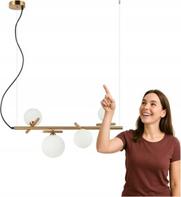 Függőlámpa Reverso PND-5622-4-BRO-W Italux