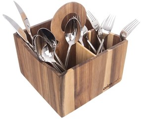 Fa konyhai eszköztartó állvány Wooden – Orion