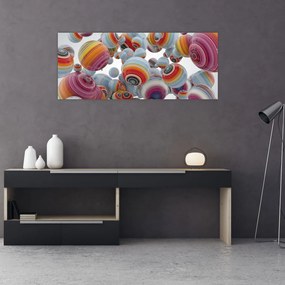 Festett gömbök képe (120x50 cm)