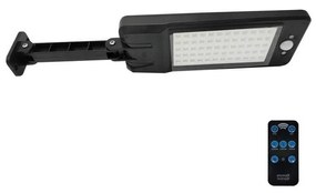Polux LED Dimmelhető szolár utcai lámpa érzékelővel LED/7W/7,4V + távirányító SA1604