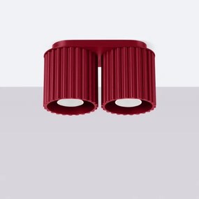 Sollux SL.1820 - AURA spotlámpa 2xGU10/10W/230V piros