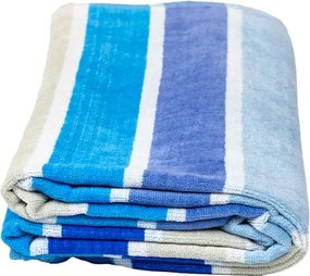 MIRAGE Strandtörölköző kék 165x90cm