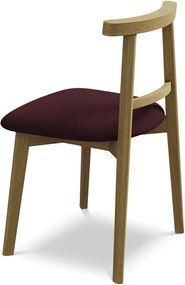 Borvörös tömörfa étkezőszék Ohelo – Makamii