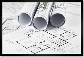 Plakátok keretben 60x40 Lakásépítési projektek