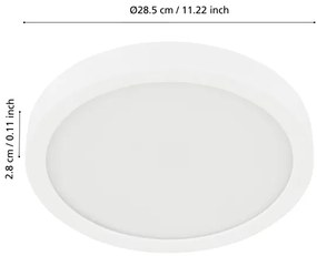 Eglo 98843 - LED Dimmelhető fürdőszobai világítótest FUEVA-Z  LED/19,5W/230V IP44