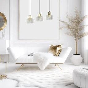 Csillár zsinóron LUMI 3xG9/8W/230V