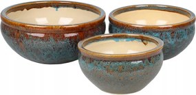 Kerámia tál dekoratív virágtartó S-es méret DCV-0045.S 1db