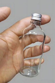 12 részes üveg palack szett 100 ml