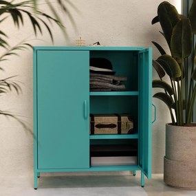 Szafka z półkami VITO, 800 x 1015 x 400 mm, Modern: morska