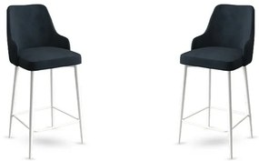 Enox Anthracite and White bárszék szett, 2 db, 2 db