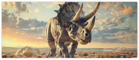 Kép - Triceratops (120x50 cm)