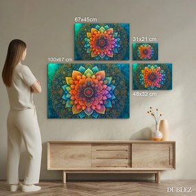 DUBLEZ | Fénylő mandala a falra - Kép