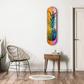 Ananas üvegkép, 20×80 cm
