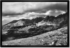 Poszterek keretben 60x40 Tátra Lengyel hegyek Kilátás