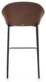 Barna-bézs bárszék (ülésmagasság 77 cm) Eamy – Kave Home