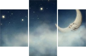 Kép - Hold csillagokkal (90x60 cm)